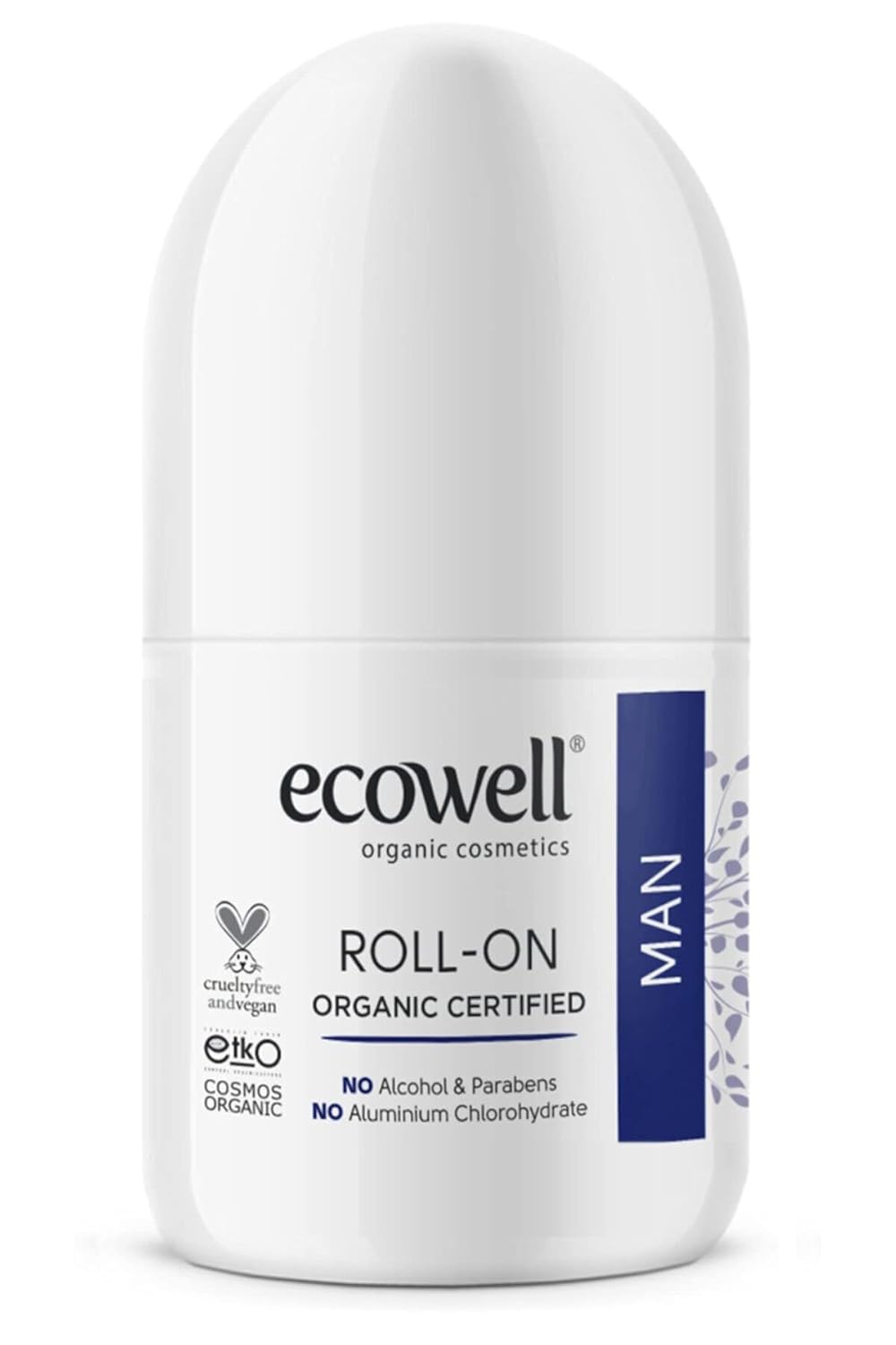 ECOWELL Organik Roll-On Erkek 75 ml
