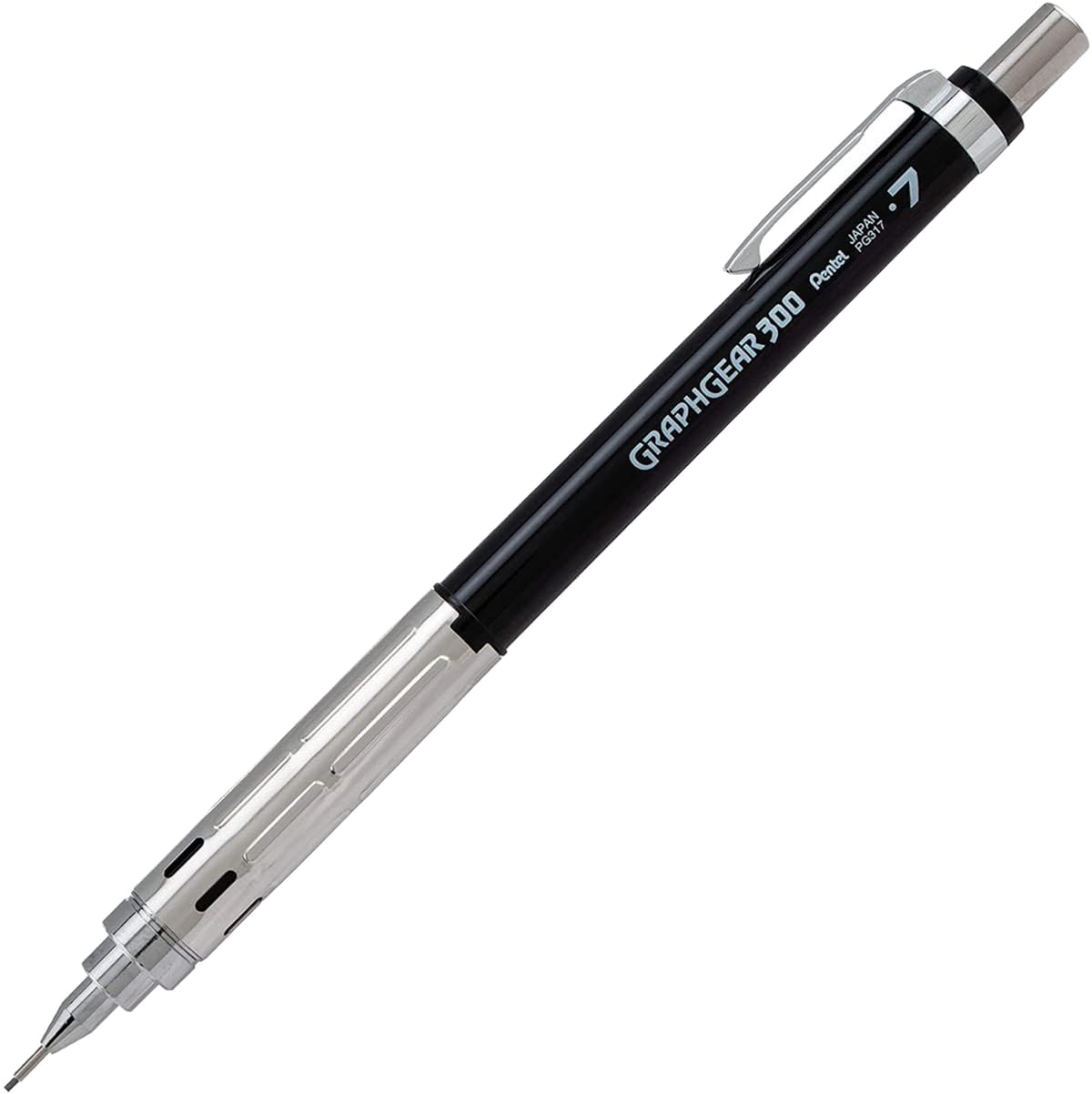Pentel PG317-AX (0.7 mm) Teknik Çizim ve Yazı Versatili, Orijinal Kutusunda, Siyah