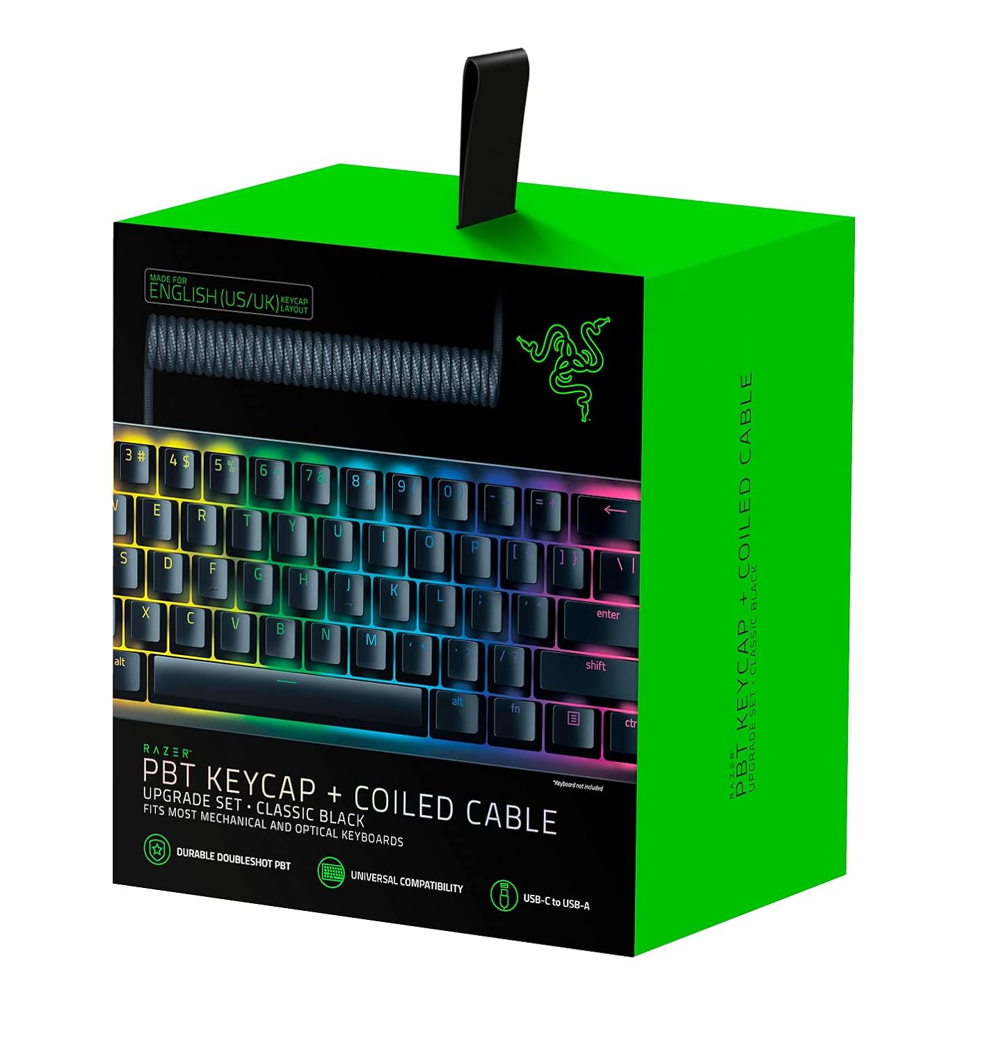 Razer Mekanik Sarı Doğrusal Anahtar Paketi - 3. Nesil, Oyun İçin Optimize Edilmiş, LED Lensli Şeffaf Kasa, 100 Milyon Kullanım Ömrü, 3 Kutuplu Bağlantı