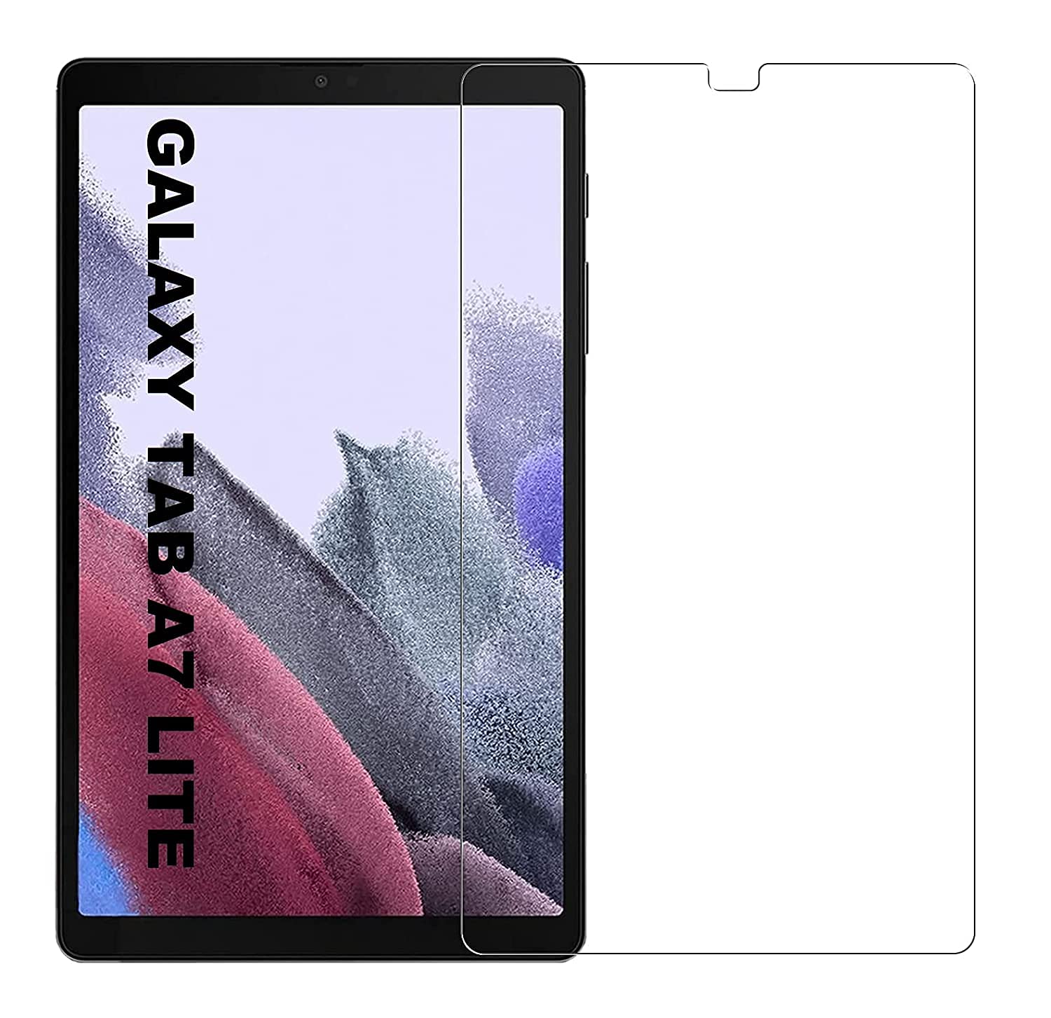 BY CONNERS Samsung Galaxy Tab A7 LITE 8.7 inç (2021) SM-T225 HD Double ION-Temperli Cam ekran koruyu