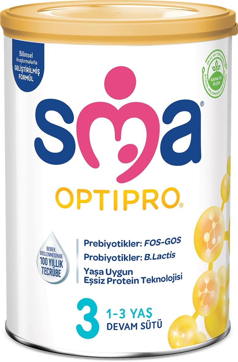 SMA Optipro 3 Devam Sütü (1-3 Yaş, 800 g)