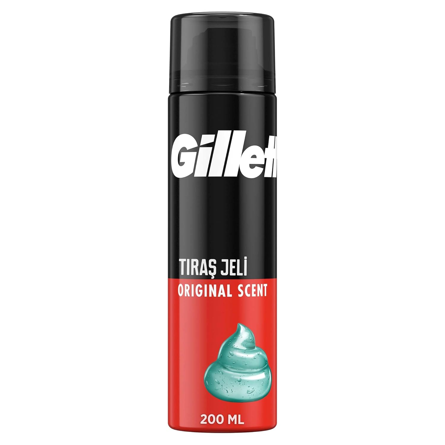 Gillette Classic Orijinal Kokulu Tıraş Jeli, 200ml