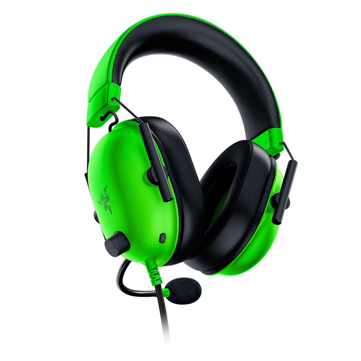 Razer BlackShark V2 X - Çok Platformlu Kablolu Espor Kulaklığı (Triforce 50 mm Sürücüler, Gelişmiş Pasif Gürültü Engelleme, 7.1 Çevresel Ses, Hyperclear Kardioid Mikrofon) Yeşil