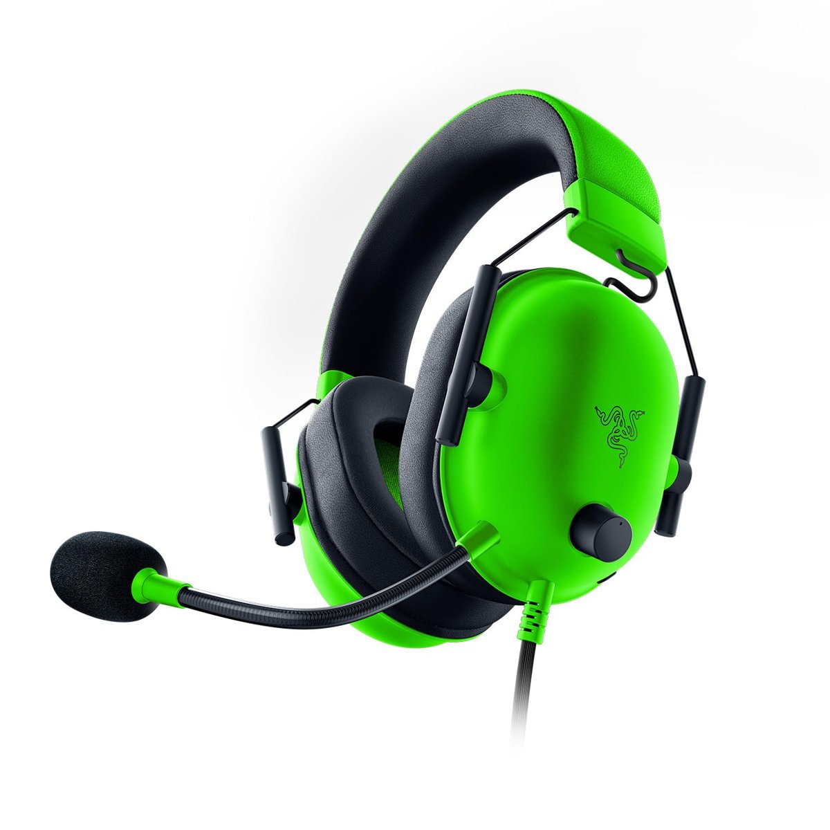 Razer BlackShark V2 X - Çok Platformlu Kablolu Espor Kulaklığı (Triforce 50 mm Sürücüler, Gelişmiş Pasif Gürültü Engelleme, 7.1 Çevresel Ses, Hyperclear Kardioid Mikrofon) Yeşil