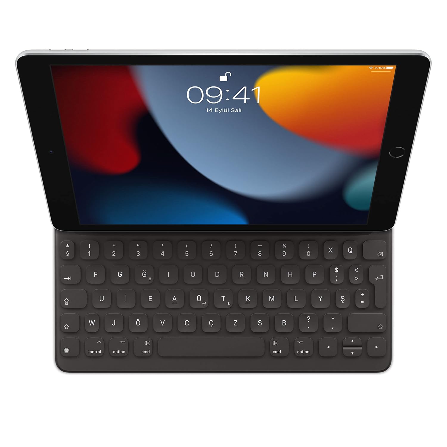 Apple Smart Keyboard: 10.5 inç iPad Pro, iPad Air (3. nesil) ve iPad (7., 8., ve 9. nesil) için iPad klavyesi ve kılıfı, rahat yazma deneyimi, Türkçe F Klavye