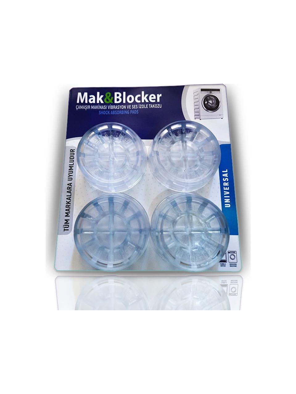 blocker Çamaşır Makinesi Vibrasyon ve Ses İzole Takozu