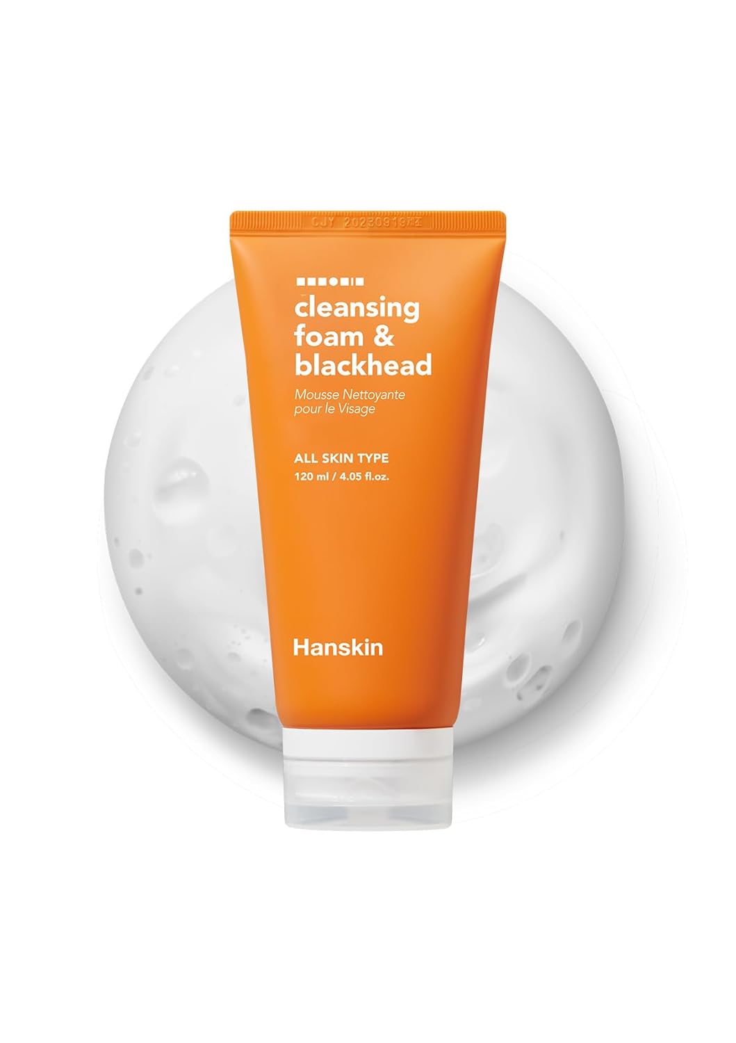 Hanskin Cleansing Foam Blackhead-Yüz Yıkama Köpüğü/Siyah Nokta Karşıtı/Tüm Cilt Tipleri için 120ml