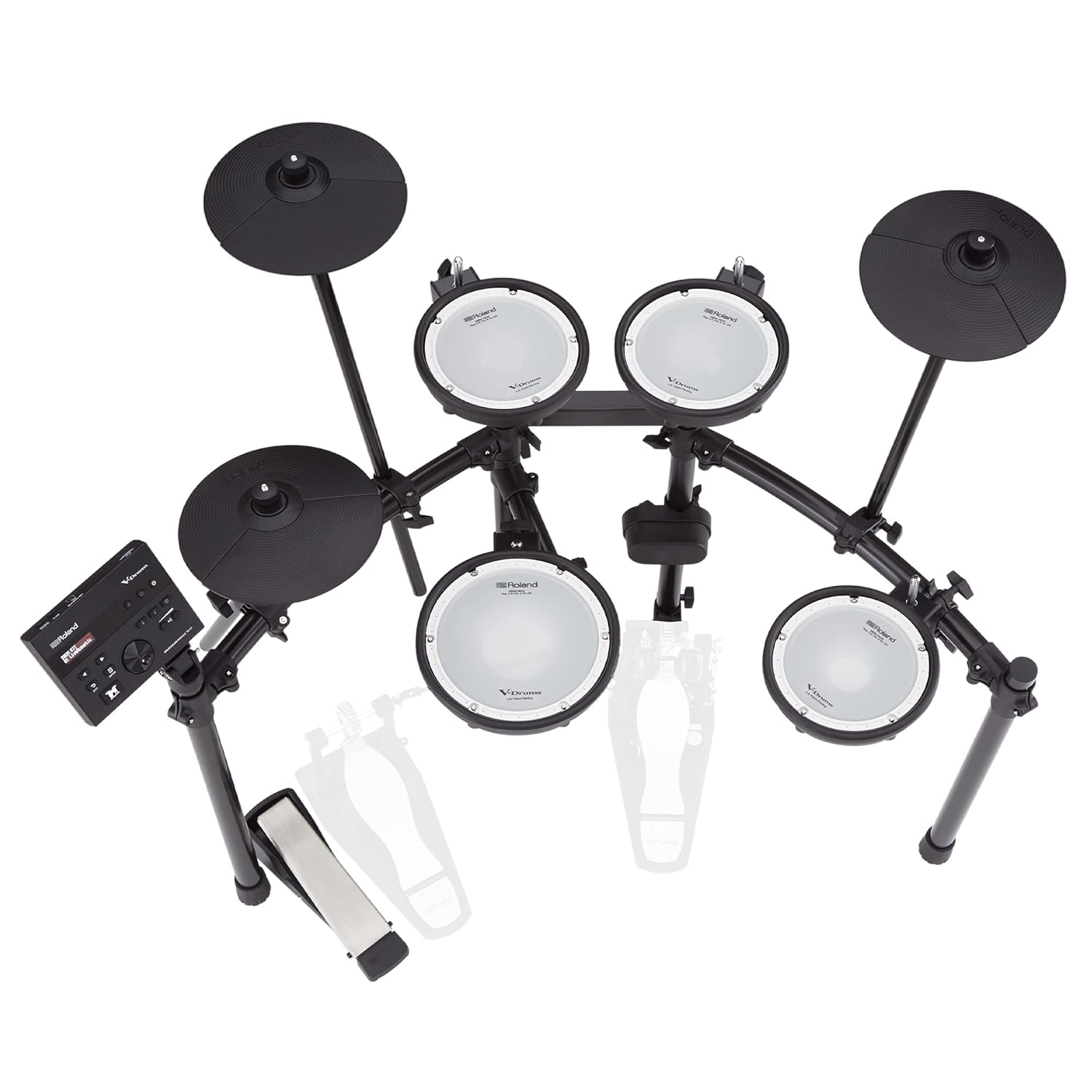 Roland TD-07DMK elektronik V davul seti – efsanevi iki katmanlı file baş kiti, olağanüstü ifade gücü ve çalınabilirliği ile – Bluetooth ses ve MIDI