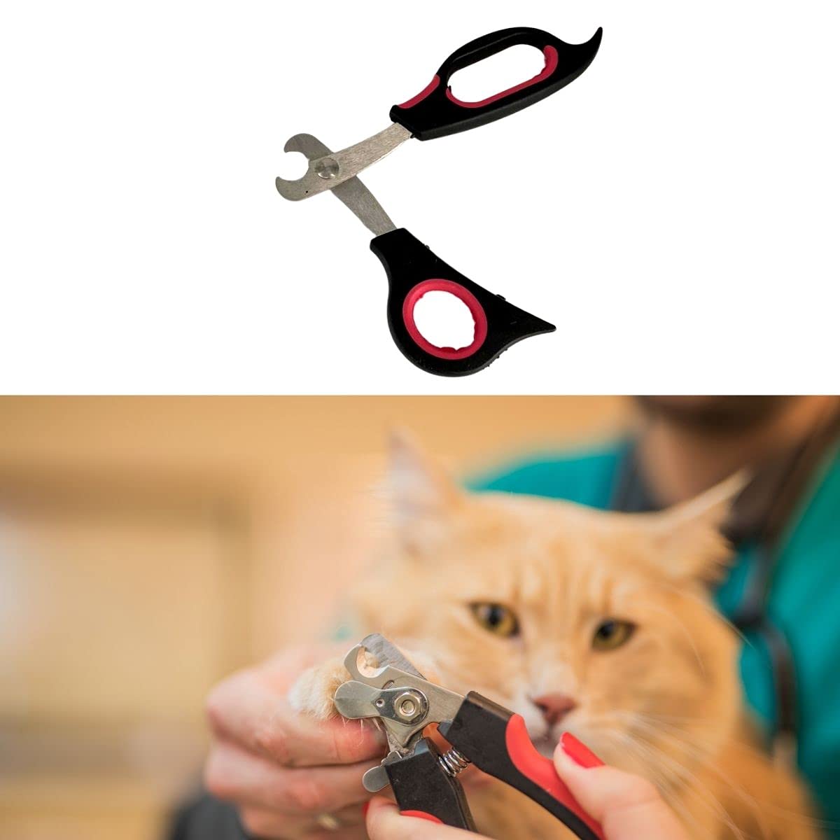 Buffer Büyük Irk Köpek Kedi Çelik Uçlu Evcil Hayvan Tırnak Makası Pati Bakım Aleti Ergonomik Kaymaz