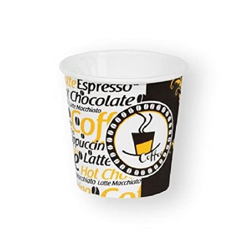 Aygün Excodi Cup - [ CUP ] 4 oz Kullan At Bardak - 100 ml - 300 Adet Kaliteli Bardak - Türk Kahvesi, Espresso, Sızdırmaz, El Yakmaz (Bej - Ekspresso - Shot)