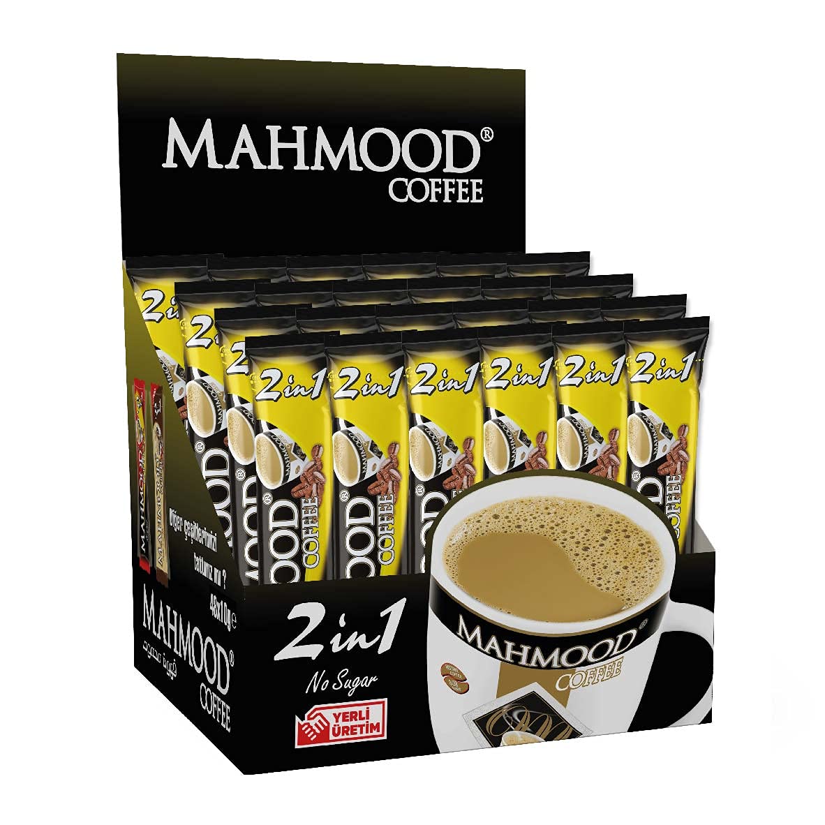 Mahmood Coffee 2si1 arada 48 adet x12 Paket (1 Koli)