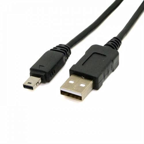 Platoon Casio 12 Pin Fotoğraf Makinesi Usb Kablosu CASIO Exilim EX-ZR20 ZR casio fotoğraf makinası kablosu