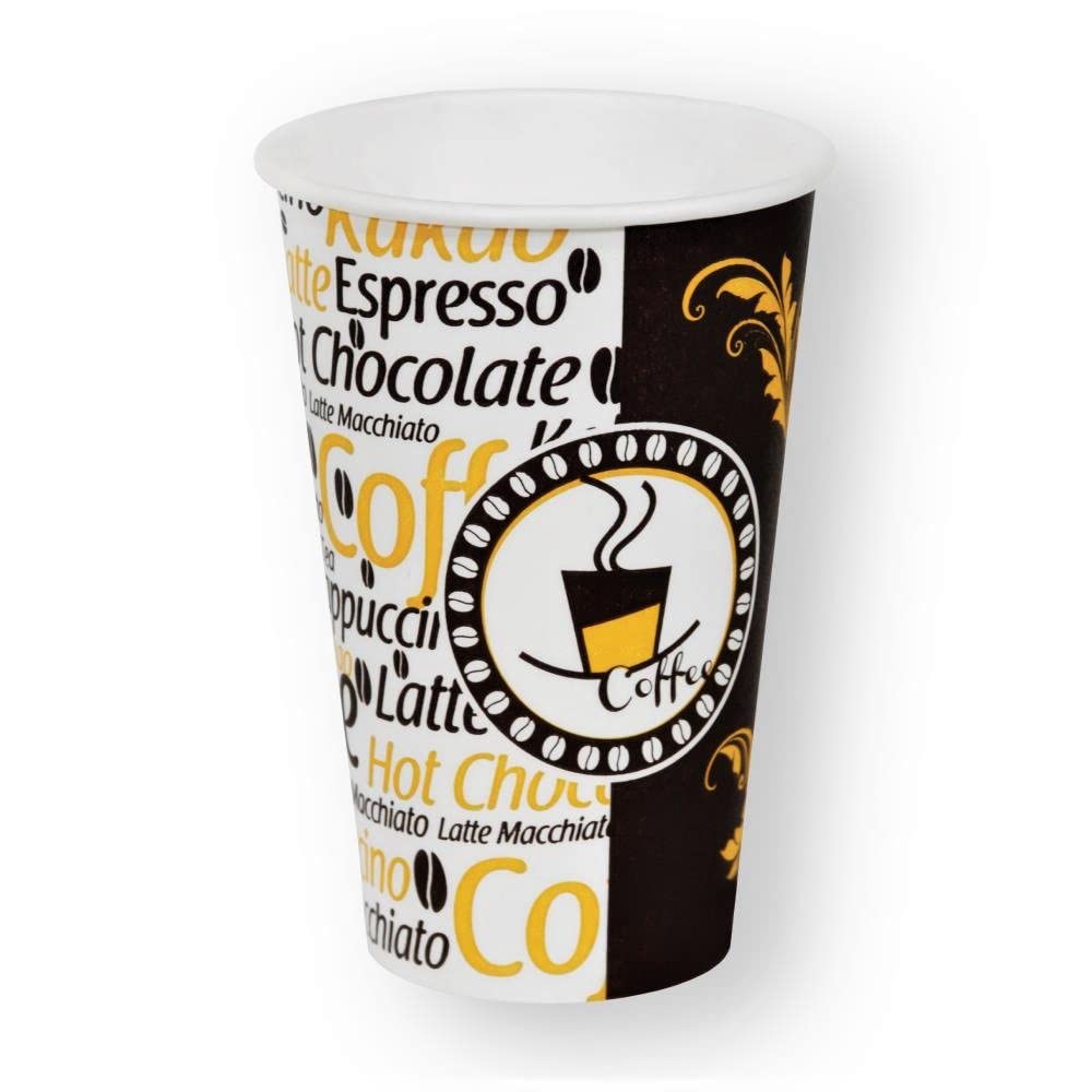 Excodi Cup - [ AYGÜN CUP ] 12 oz Karton Bardak - 300 ml - 160 Adet Kaliteli Otomat Bardağı, Sızdırmaz, El Yakmaz - BEYAZ (Latte, Cappuchino))