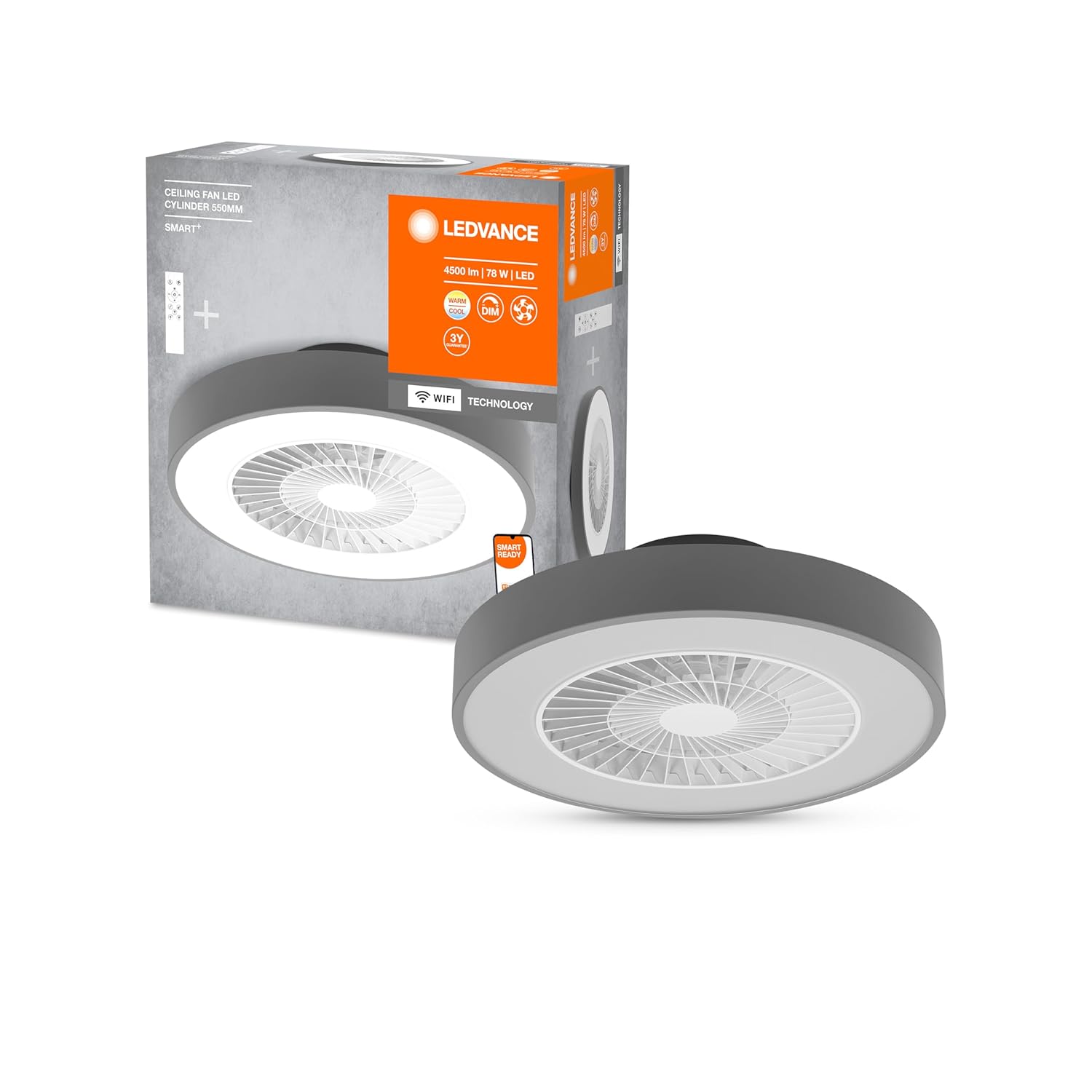 LEDVANCE SMART WIFI CEILING FAN CYL REM TWGRLEDV