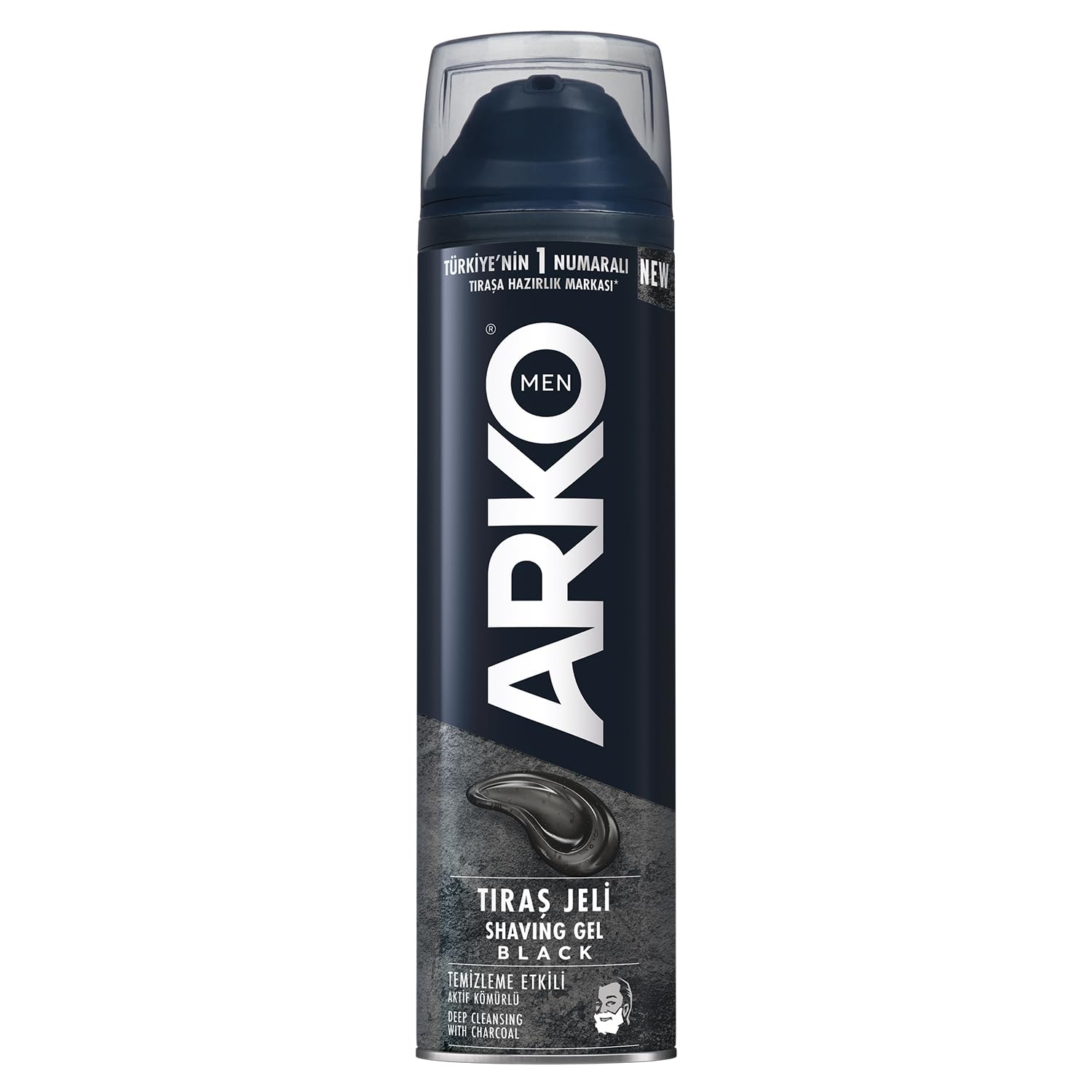 Arko Men Tıraş Jeli Black Aktif Kömürlü 200 Ml
