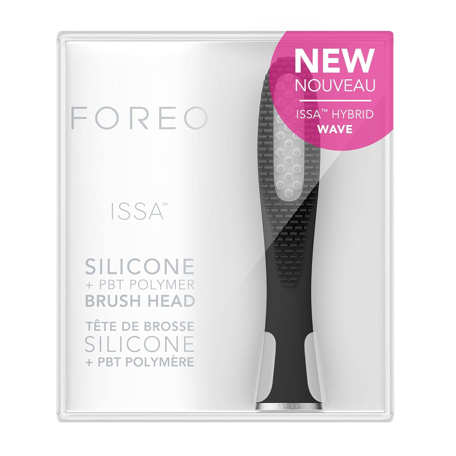 Foreo ISSA Hybrid Wave Fırça Başlığı, Black