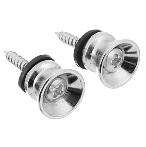 Raymond Joes RJSTR01 Gitar Askı Pimi Chrome Krom Guitar Strap Button 2'li Set Askı Demiri