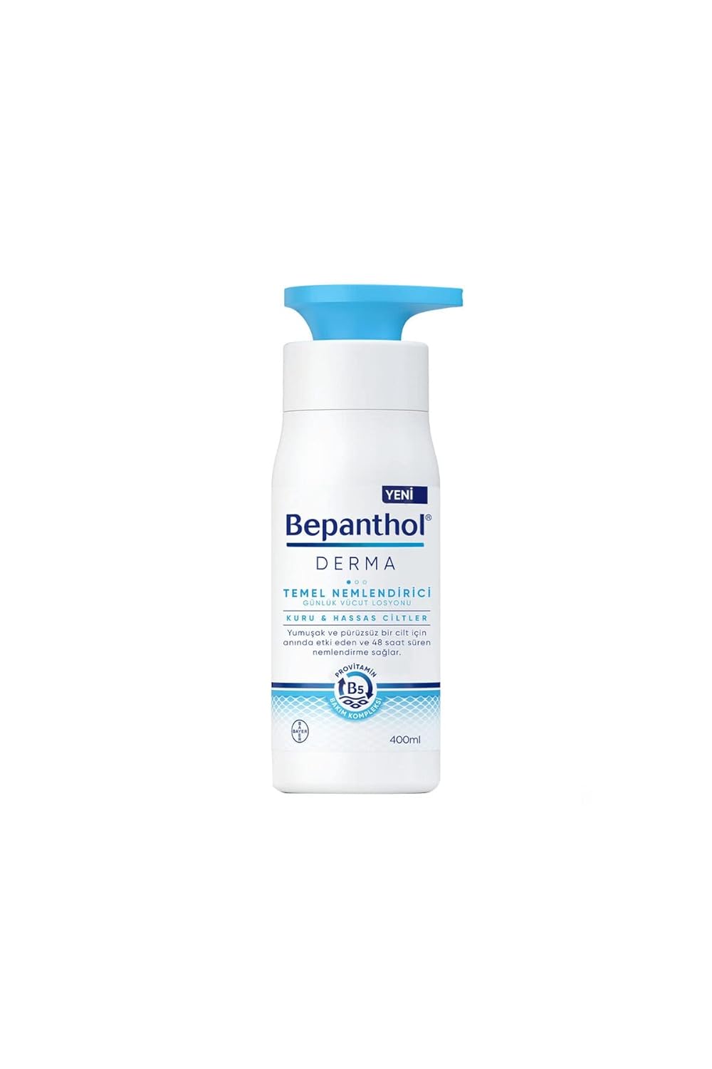 Bepanthol Derma Temel Nemlendirici Günlük Vücut Losyonu (400 ml)