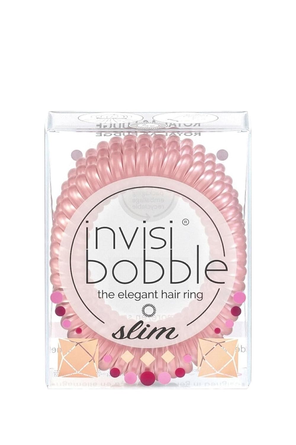 Invisibobble Rosé Shiny, 3'lü Saç Tokası