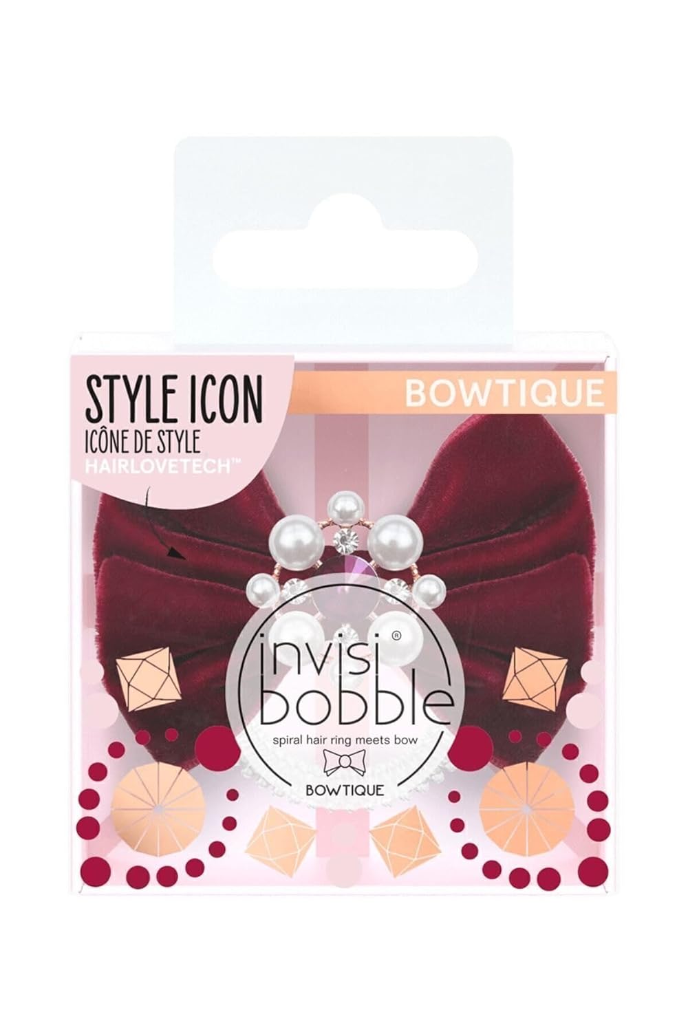 Invisibobble Bowtique British Royal Kadife Fiyonk Saç Tokası