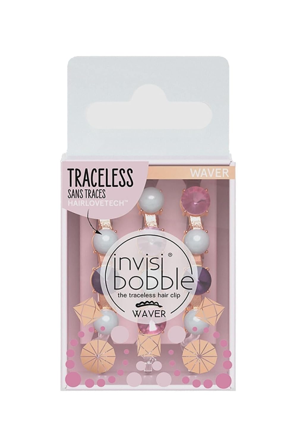 Invisibobble Traceless Waver Boncuklu 3'lü Saç Tokası