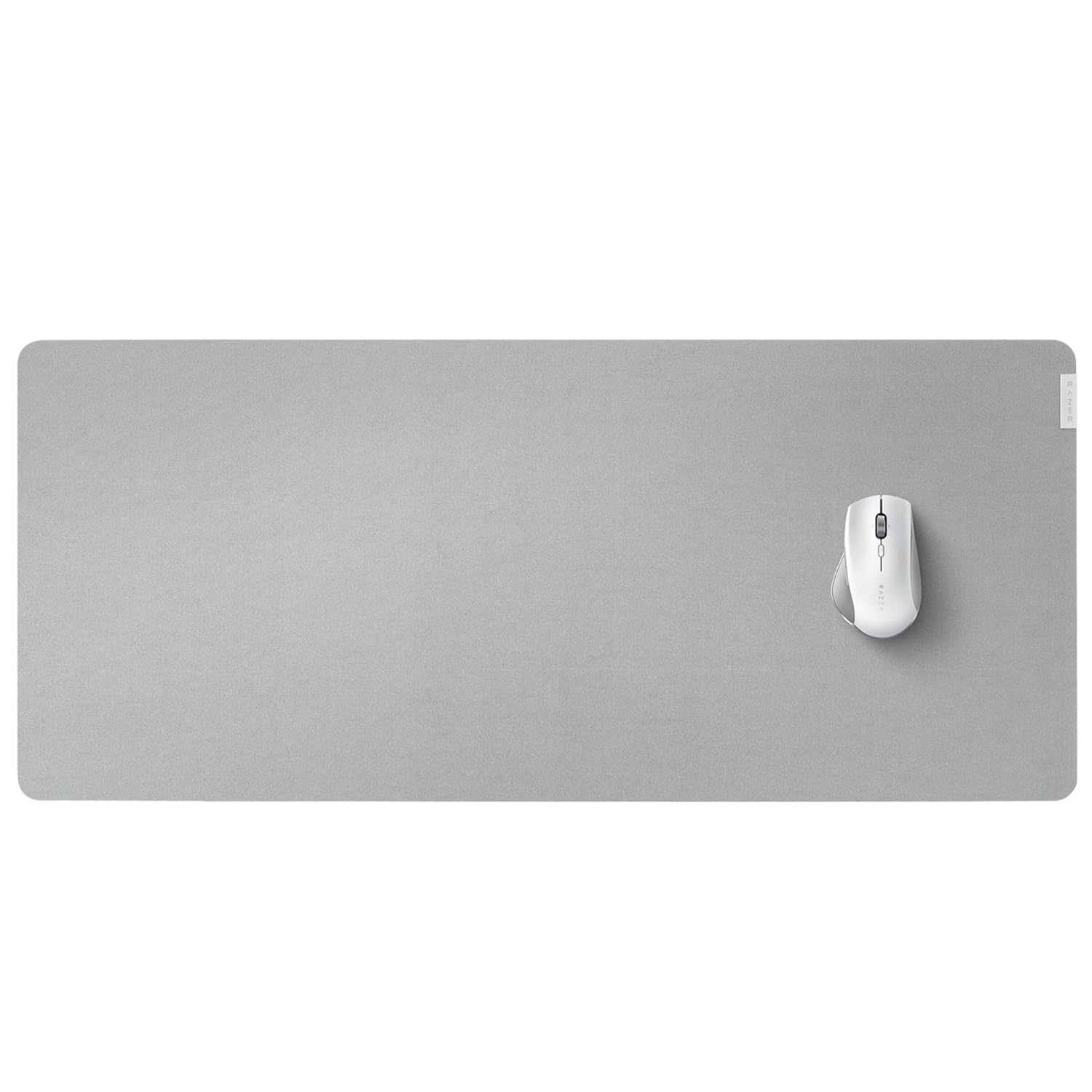 Razer Pro Glide XXL - Ofis konforu ve verimliliği için yumuşak fare altlığı (dokulu kumaş yüzeyi, kaymaz) Beyaz