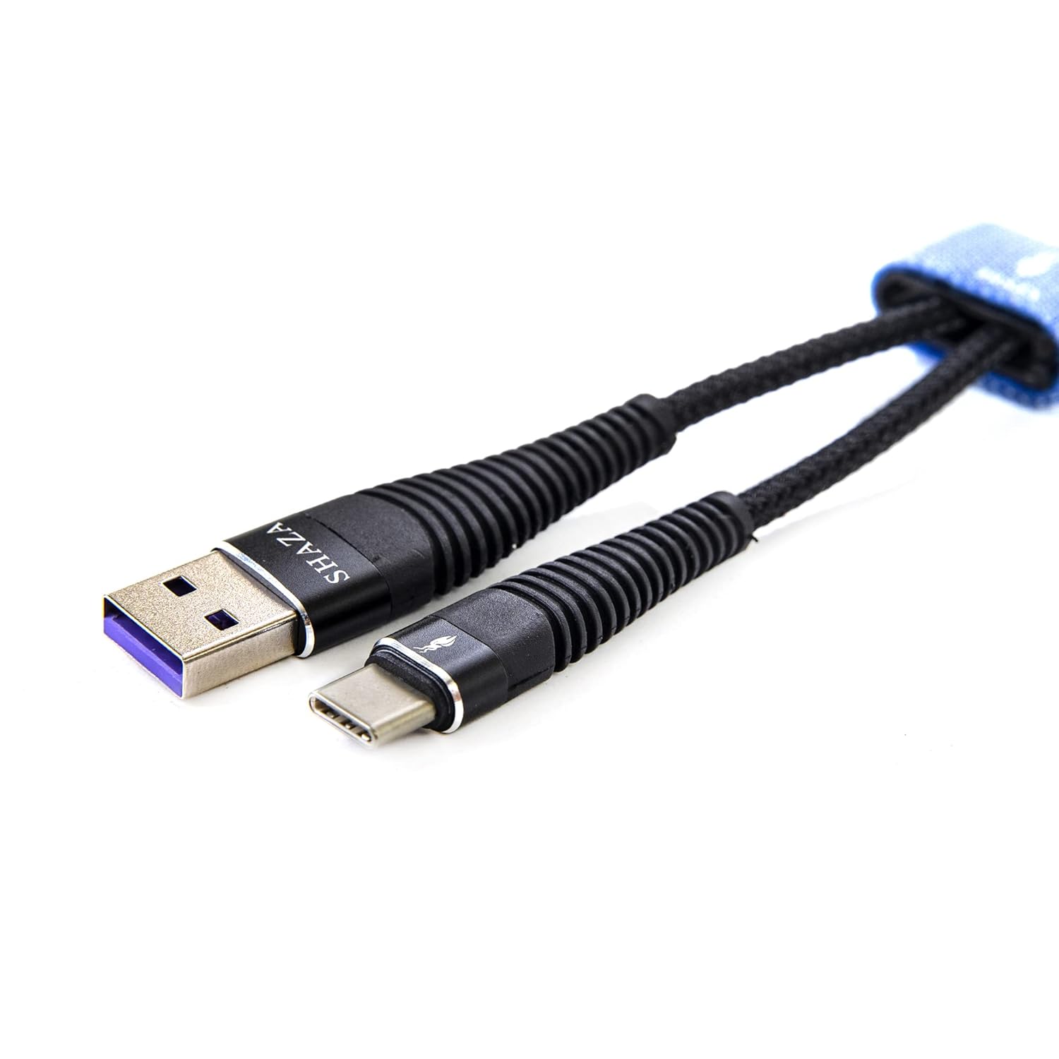 SHAZA USB TYPE-C PD 5A 100W Örgülü Hızlı Şarj ve Data Kablosu 2 Metre