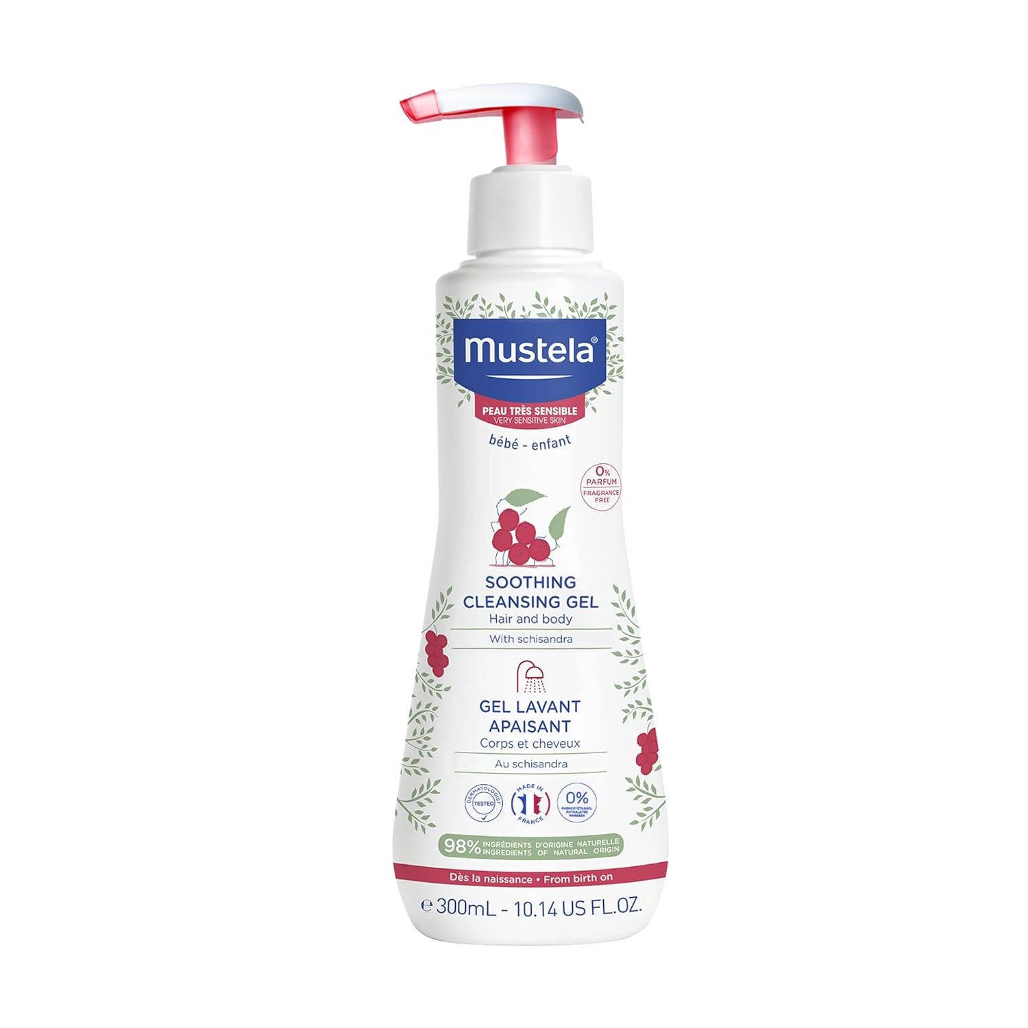Mustela Soothing Cleansing Gel Hair And Body 300 ml - Hassas Ciltler