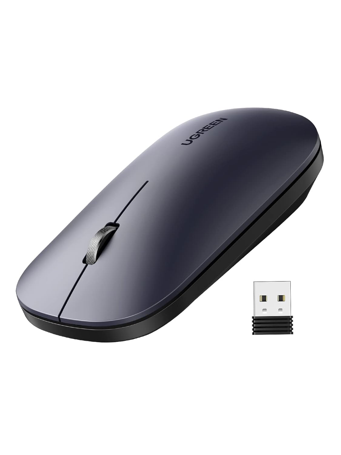 UGREEN Kablosuz Fare, 2,4 Ghz Usb Bağlantısı, Maks. 4000 Dpi, 18 Ay Pil Ömrü. Pc, Mac, Dizüstü Bilgi