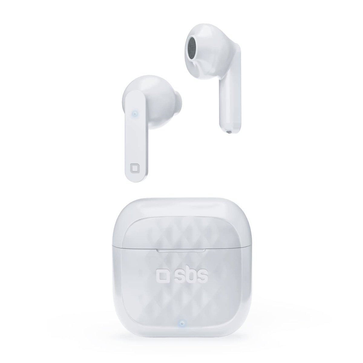 SBS TWS Air Free kablosuz kulaklık, çok fonksiyonlu dokunmatik kontrol, şarj istasyonu, müzik ve aramalar için ideal, 3,5 saate kadar arka arkaya çağrı, kulaklık dahil, beyaz