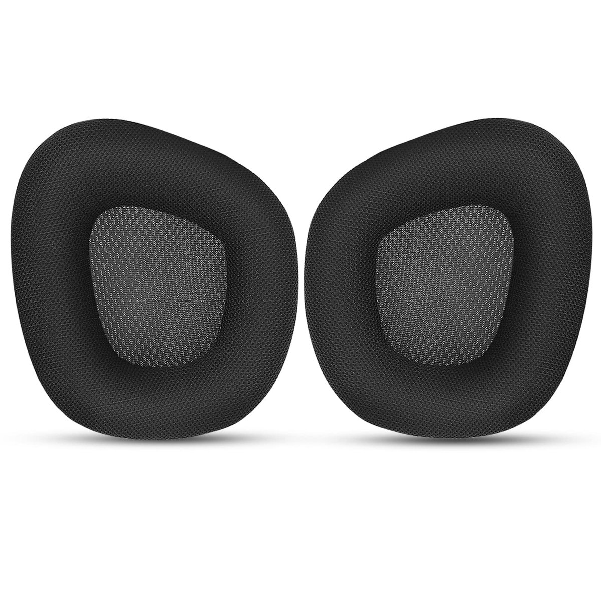Corsair Void & Corsair Void PRO RGB Kablolu/Kablosuz Oyun Kulaklıkları için Yedek Kulak Pedleri Minderleri Siyah Ağ Kumaşlı, Hafızalı Köpük