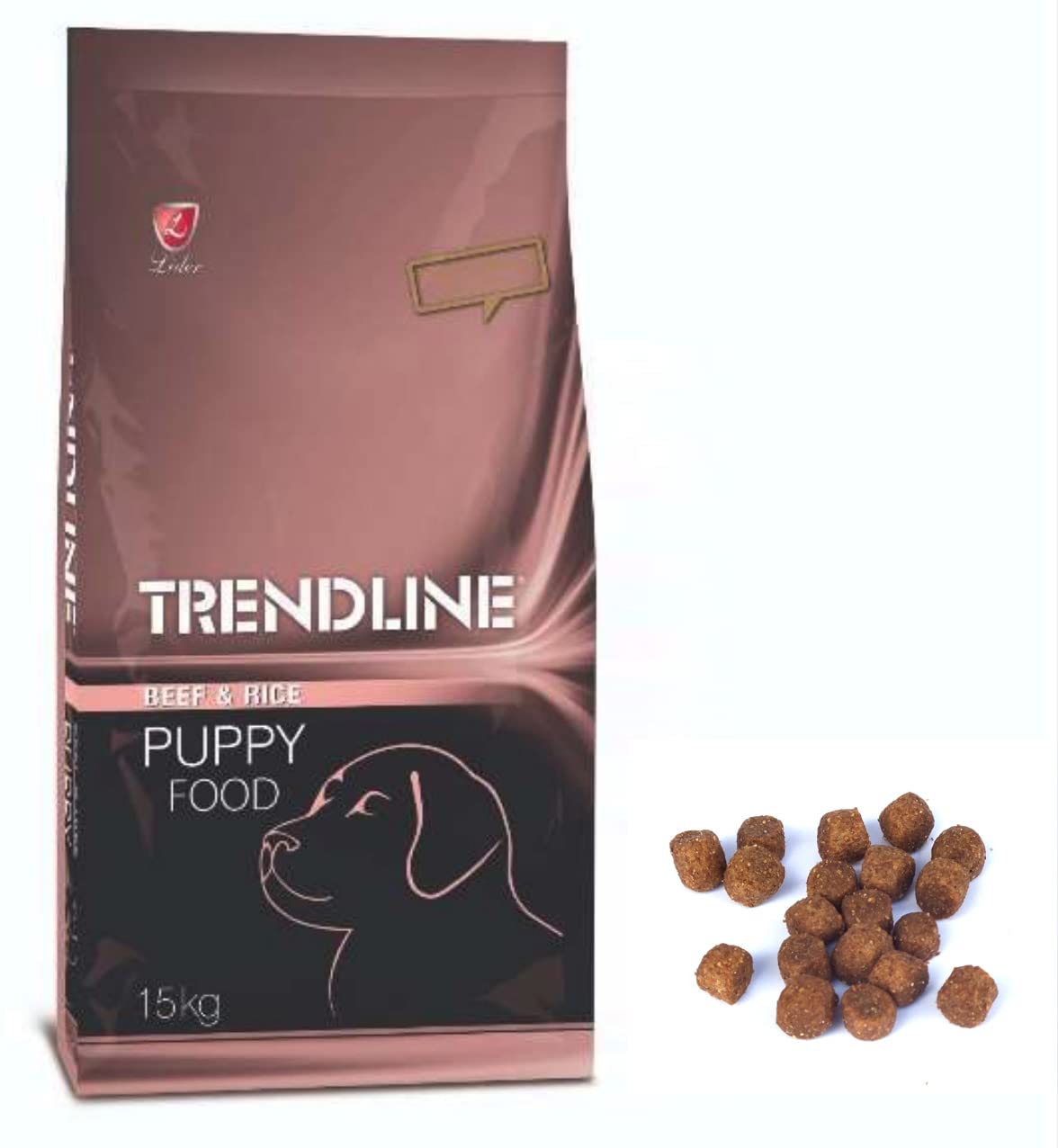 Trendline biftekli yavru köpek maması 15 kg