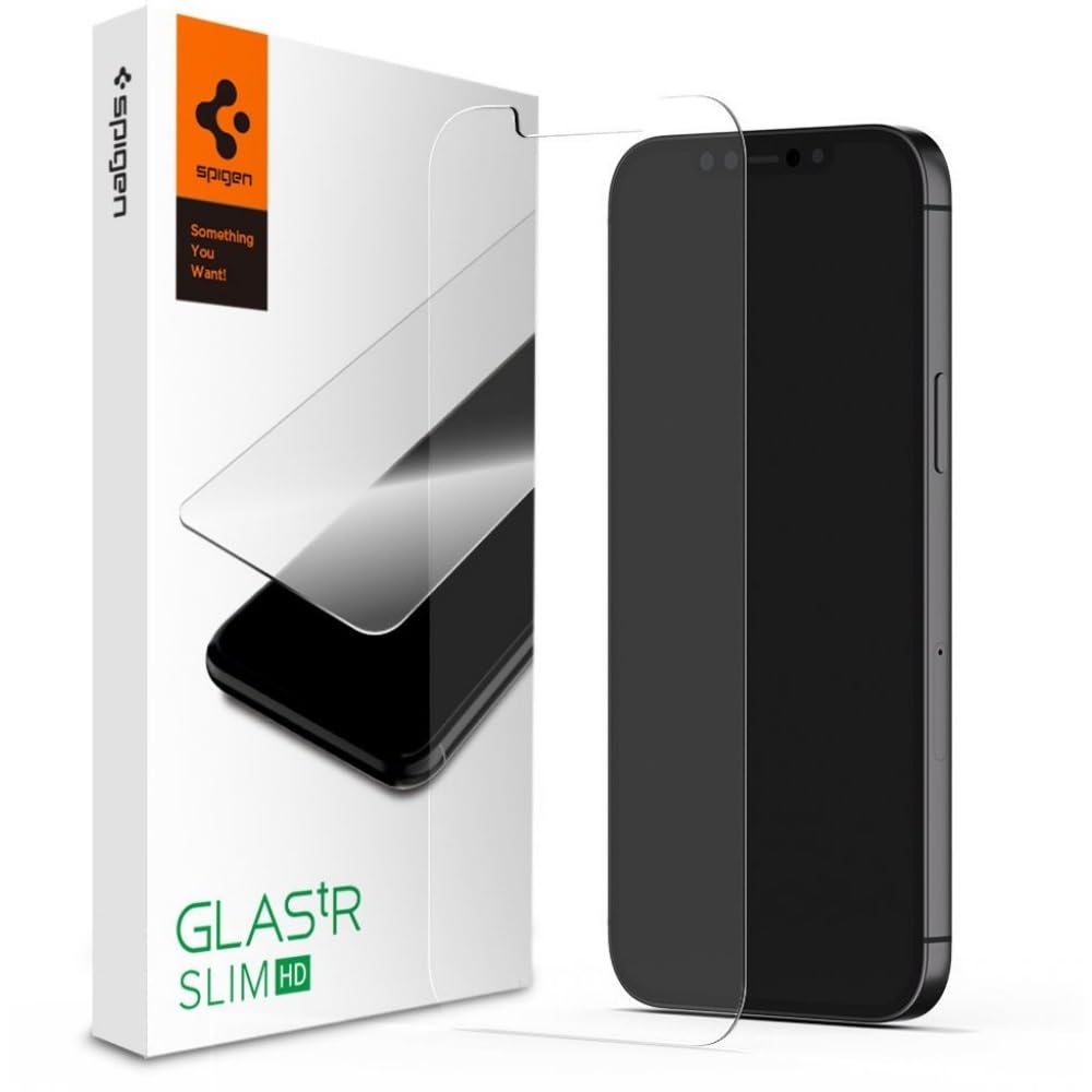 Spigen iPhone 14 / 13 / 16e / 13 Pro ile uyumlu Cam Ekran Koruyucu GLAS.tR Slim HD - AGL03391