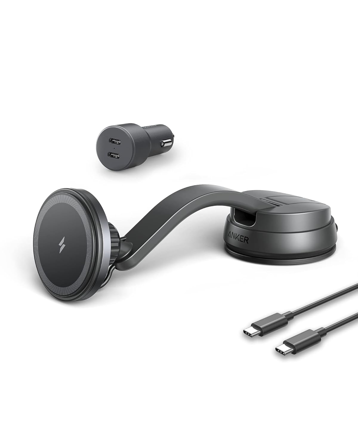 Anker 613 MagGo Manyetik Araç Şarj Cihazı - Magsafe Uyumlu