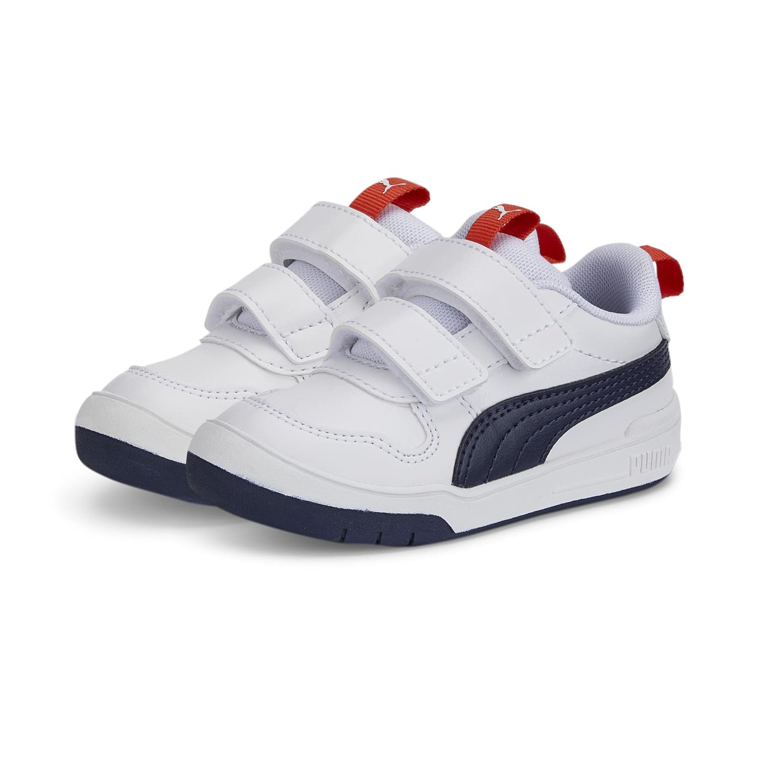 PUMA Erkek/Unisex Puma Multiflex SL V Inf-Puma White-Peacoat-Puma Red Low Boot 24