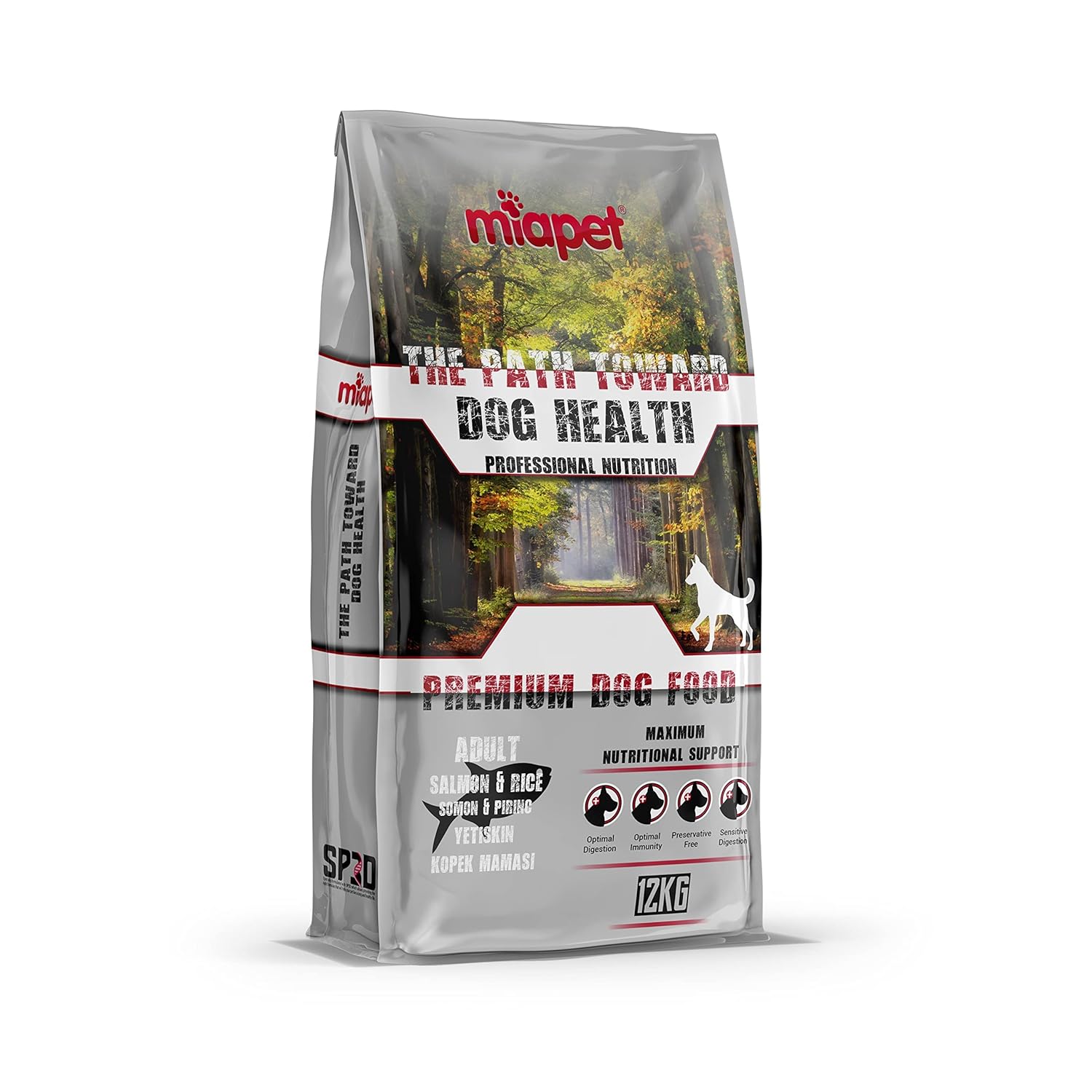 Miapet Somonlu Yetişkin Köpek Maması 12 KG