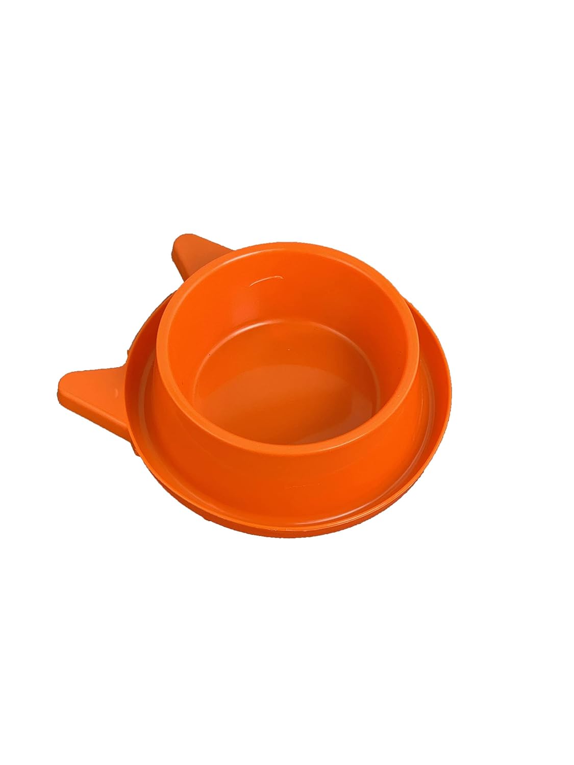 Miapet Plastik Kedi Kulaklı Mama ve Su Kabı 400 ML Turuncu