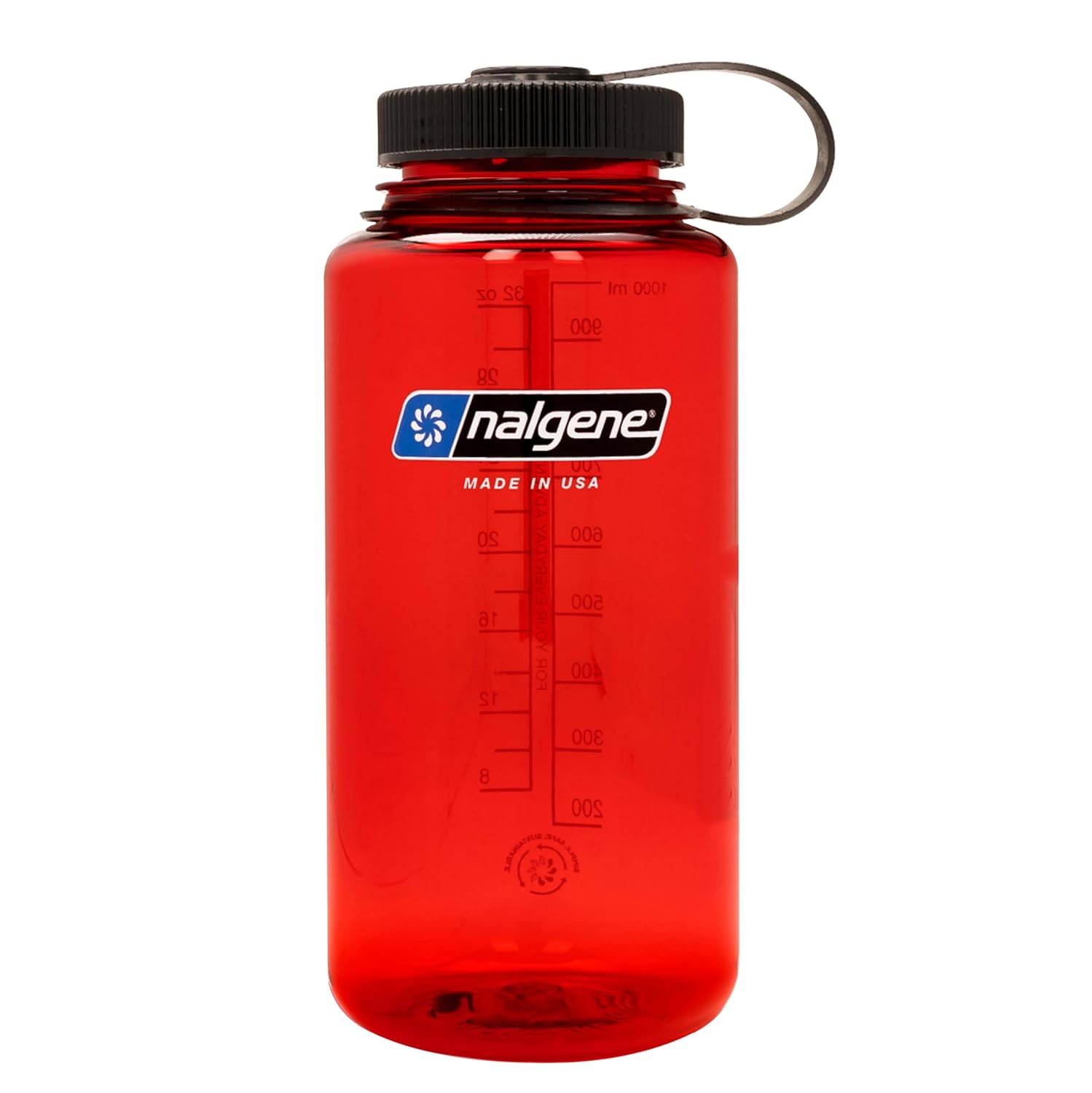 Nalgene WH Sustain Trinkflaschen Rot 1 L