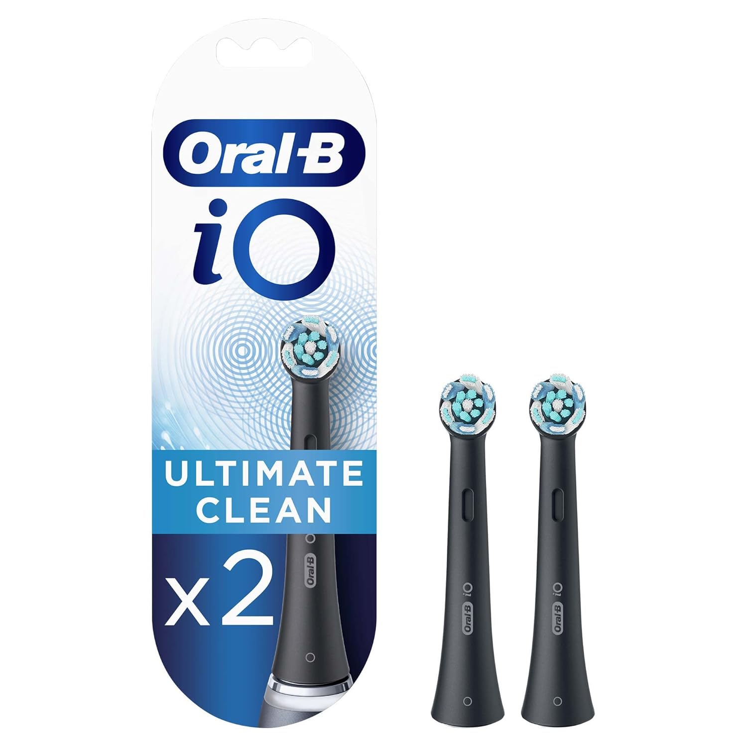 Oral-B iO Ultimate Clean Siyah Şarjlı Diş Fırçası Yedek Başlığı 2 Adet
