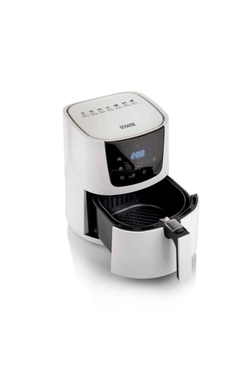 Schäfer Thermochef Dijital Airfryer/Sıcak Hava Fritözü-Beyaz