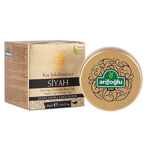 Arifoğlu Kaş Şekillendirici - Siyah Rengi 50ml- Bakım Yapar & Güçlendirir