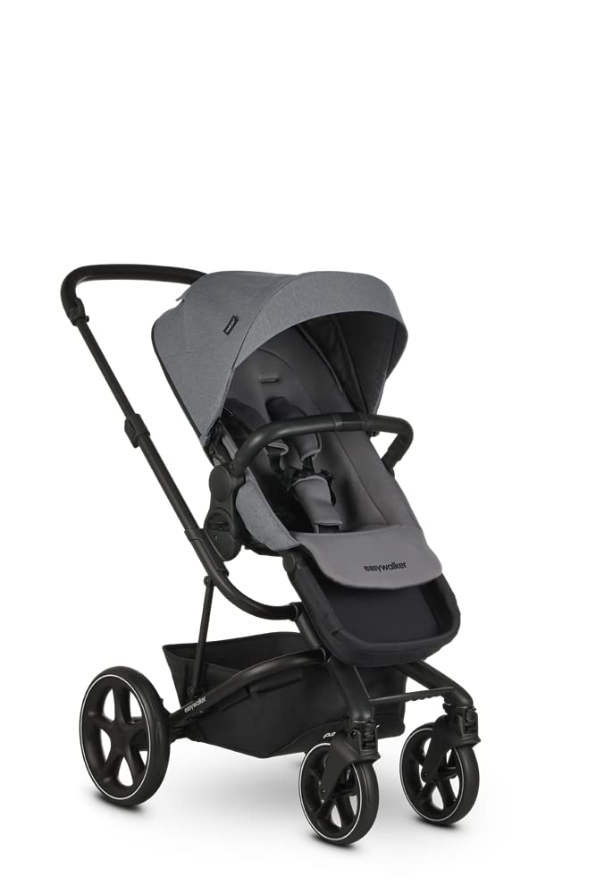 Easywalker Harvey3 Çift Yönlü Bebek Arabası Puset Fossil Grey, hafif, kolay ve kompakt katlanma, 22