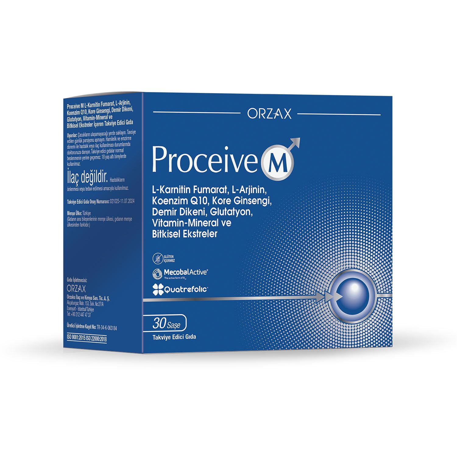 Orzax Proceive M 30 Saşe