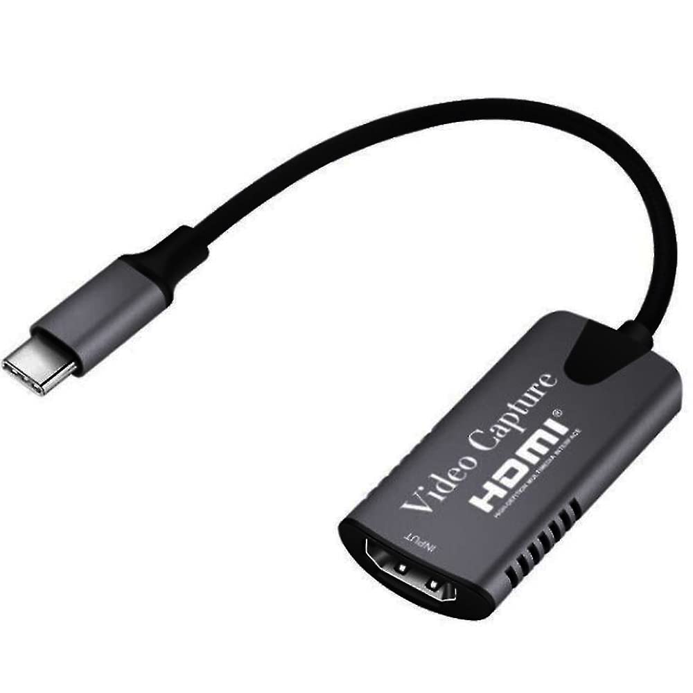 Coverzone Type C Video Capture Yakalama Kartı Uçlu HDMI to Type-C PC Bilgisayar Video Yakalama (HDMI aktarma için Kullanılmaz)