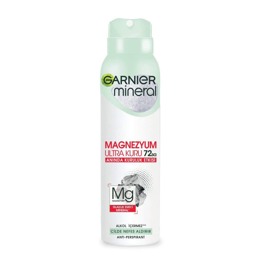 Garnier Mineral Magnezyum Ultra Kuru Sprey Deodorant