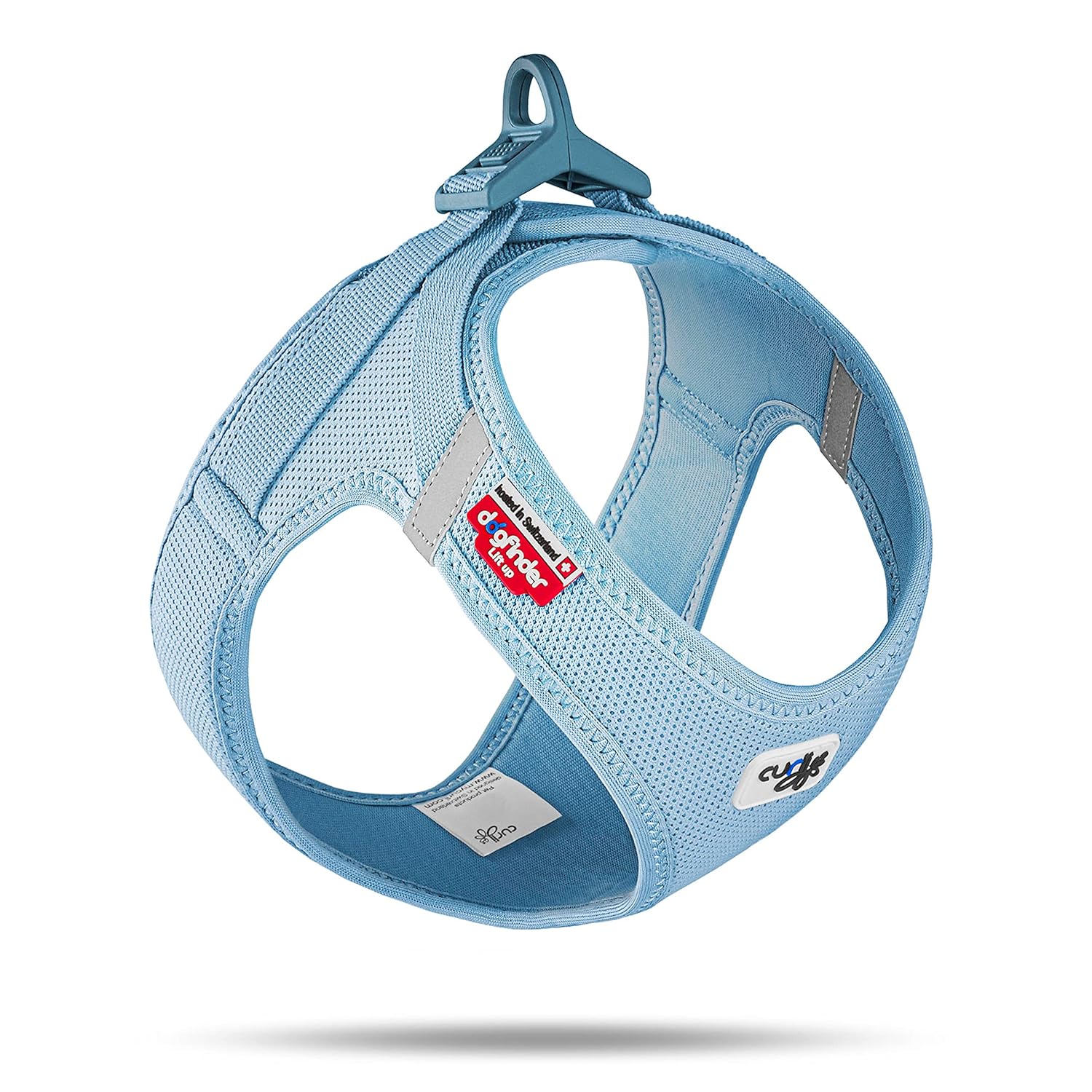 Curli Vest Harness Clasp Air-Mesh Skyblue S