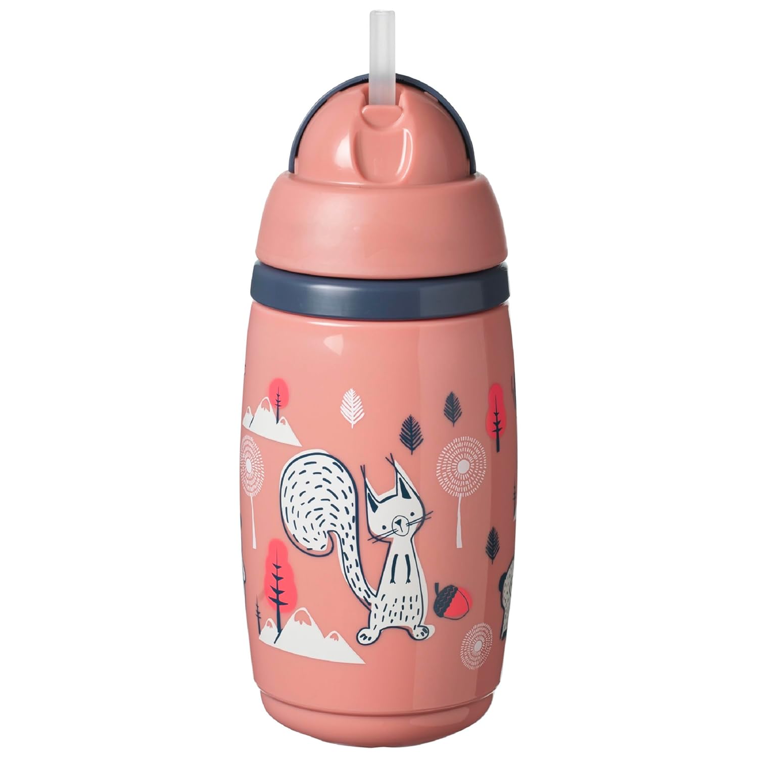 Tommee Tippee Isı Yalıtımlı Pipetli Bardak 266 ml - Pembe