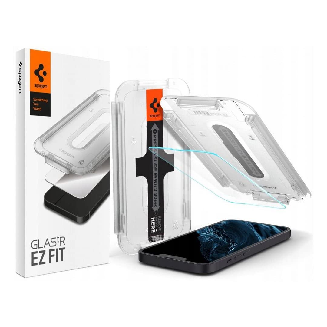 Spigen iPhone 14 / 13 / 16e / 13 Pro Cam Ekran Koruyucu Kolay Kurulum GLAS.tR EZ Fit Slim HD - AGL03724