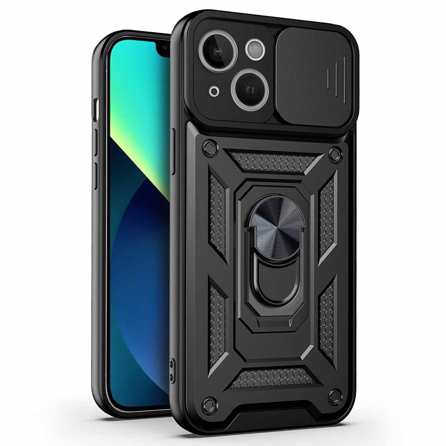 Microsonic Apple iPhone 13 için Kılıf Impact Resistant Siyah [iPhone 13 ile Uyumlu Kılıf - Siyah]