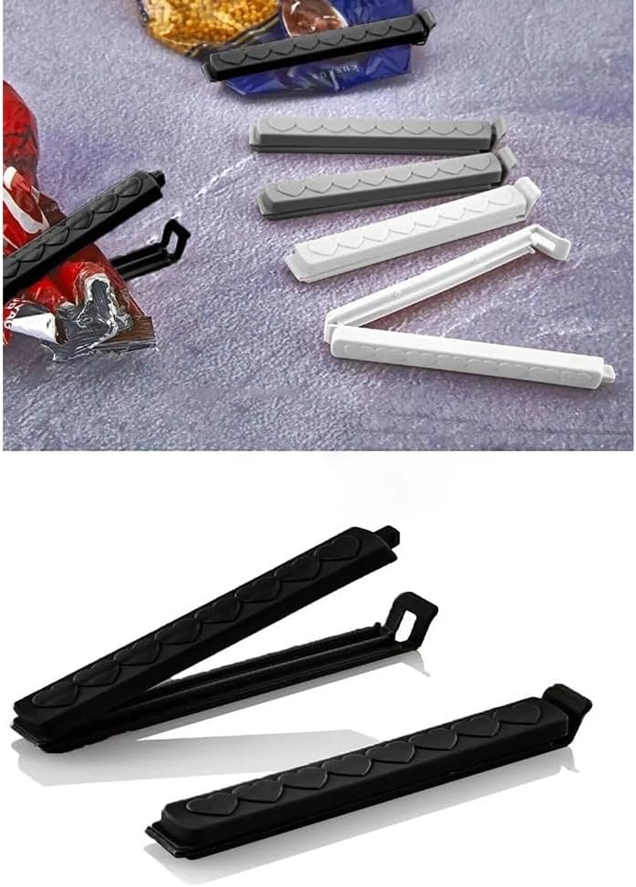 Orret Home 8 Adet Poşet Klipsi,Poşet,Ambalaj,Paket Kilidi,Mandallı Torba Kilidi